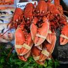 London, England. Borough Hall Market, fresh food, vendors and produce market. Art Print